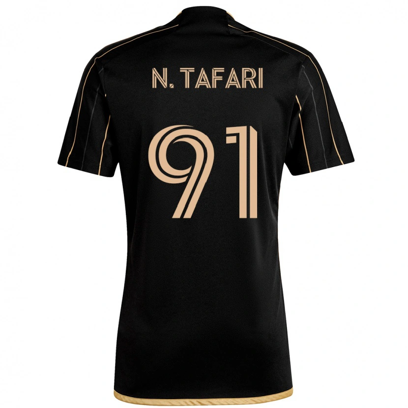 Danxen Mujer Camiseta Nkosi Tafari #91 Blanco Marrón 1ª Equipación 2025/26 La Camisa