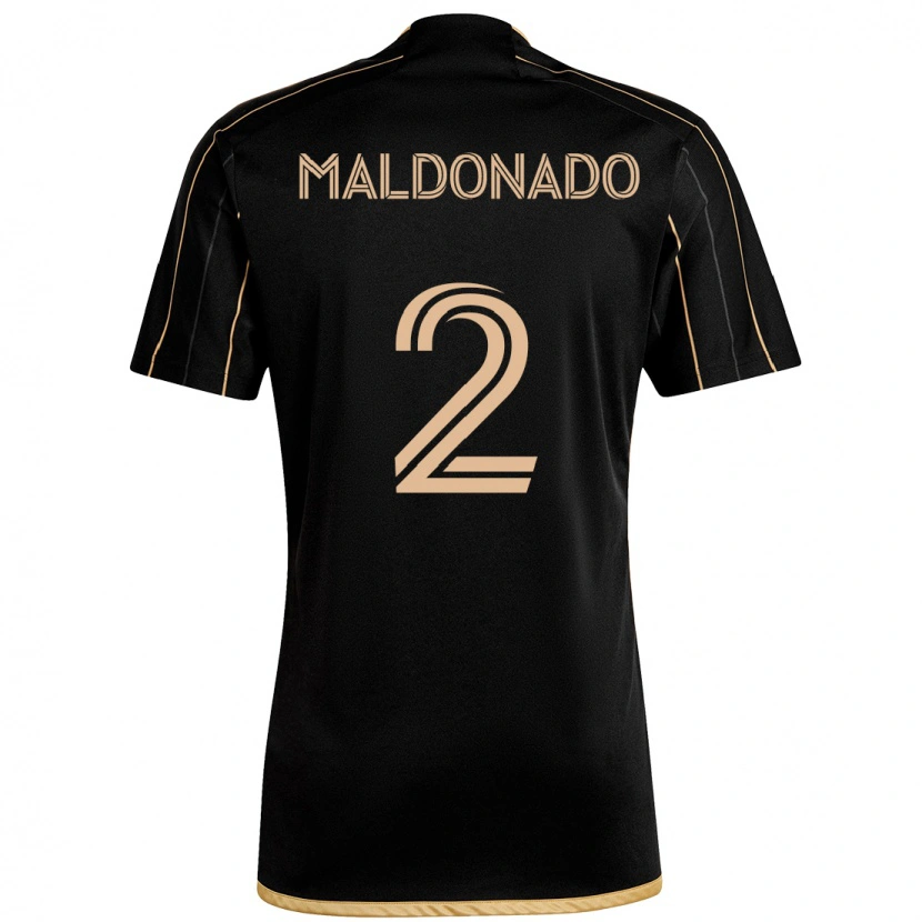 Danxen Mujer Camiseta Denil Maldonado #2 Blanco Marrón 1ª Equipación 2025/26 La Camisa