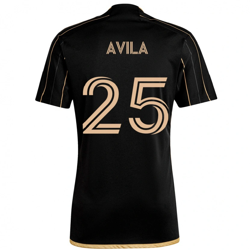 Danxen Mujer Camiseta Armando Avila #25 Blanco Marrón 1ª Equipación 2025/26 La Camisa