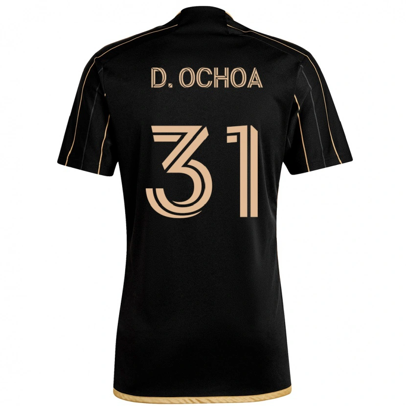 Danxen Mujer Camiseta David Ochoa #31 Blanco Marrón 1ª Equipación 2025/26 La Camisa