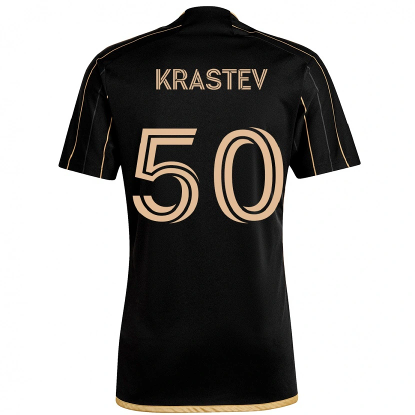 Danxen Mujer Camiseta Filip Krastev #50 Blanco Marrón 1ª Equipación 2025/26 La Camisa