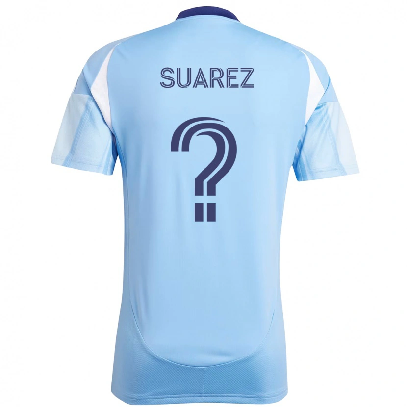 Danxen Mujer Camiseta Anthony Suarez #0 Negro Azul Naranja 1ª Equipación 2025/26 La Camisa