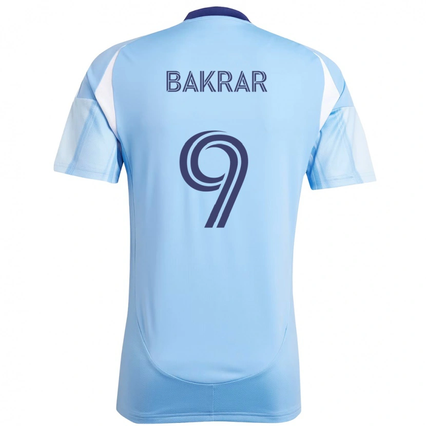 Danxen Mujer Camiseta Monsef Bakrar #9 Negro Azul Naranja 1ª Equipación 2025/26 La Camisa