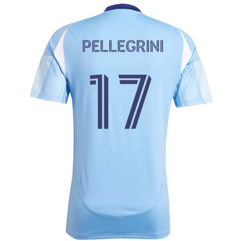 Danxen Mujer Camiseta Matías Pellegrini #17 Negro Azul Naranja 1ª Equipación 2025/26 La Camisa