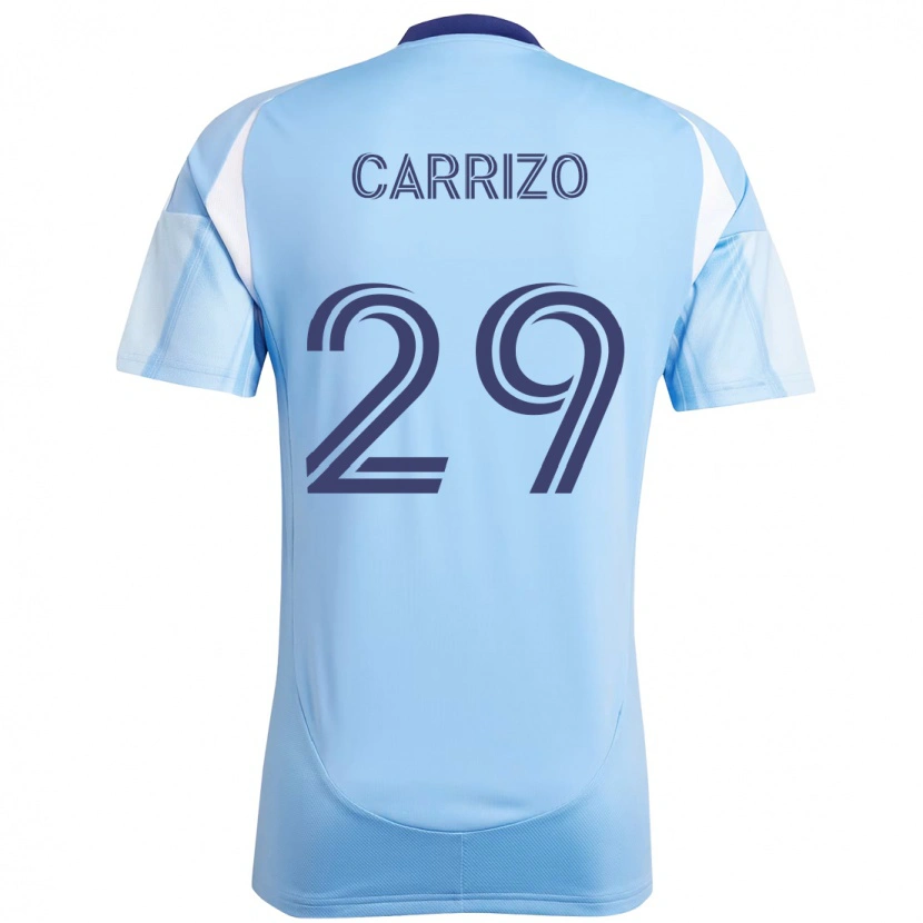 Danxen Mujer Camiseta Máximo Carrizo #29 Negro Azul Naranja 1ª Equipación 2025/26 La Camisa