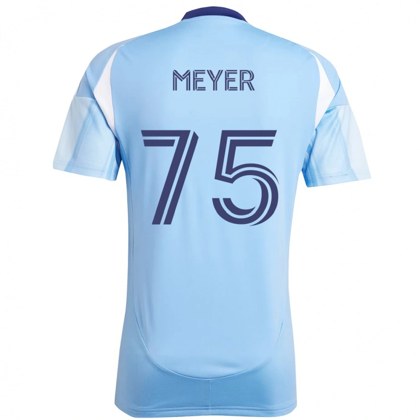 Danxen Mujer Camiseta Will Meyer #75 Negro Azul Naranja 1ª Equipación 2025/26 La Camisa