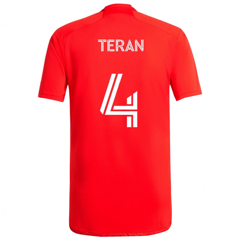Danxen Mujer Camiseta Carlos Terán #4 Azul Celeste Claro Azul 1ª Equipación 2025/26 La Camisa