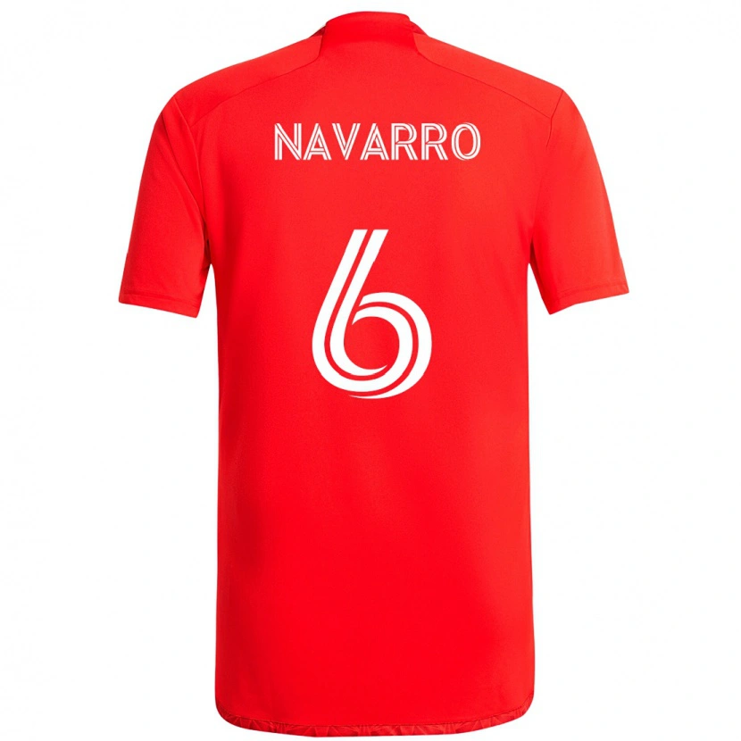 Danxen Mujer Camiseta Miguel Navarro #6 Azul Celeste Claro Azul 1ª Equipación 2025/26 La Camisa