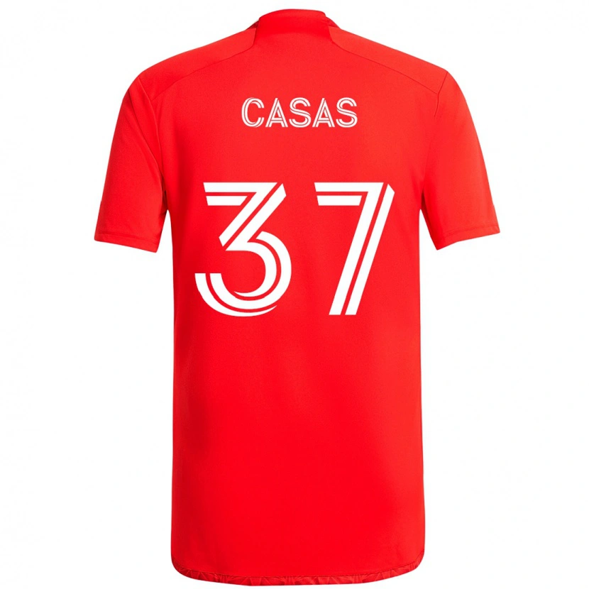 Danxen Mujer Camiseta Javier Casas #37 Azul Celeste Claro Azul 1ª Equipación 2025/26 La Camisa