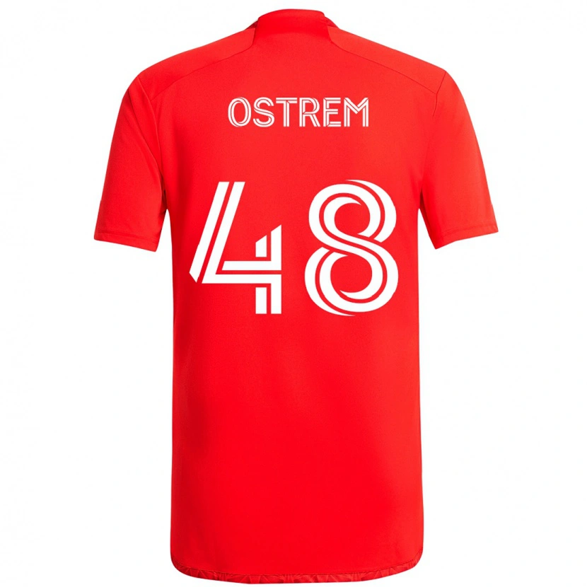 Danxen Mujer Camiseta Charlie Ostrem #48 Azul Celeste Claro Azul 1ª Equipación 2025/26 La Camisa