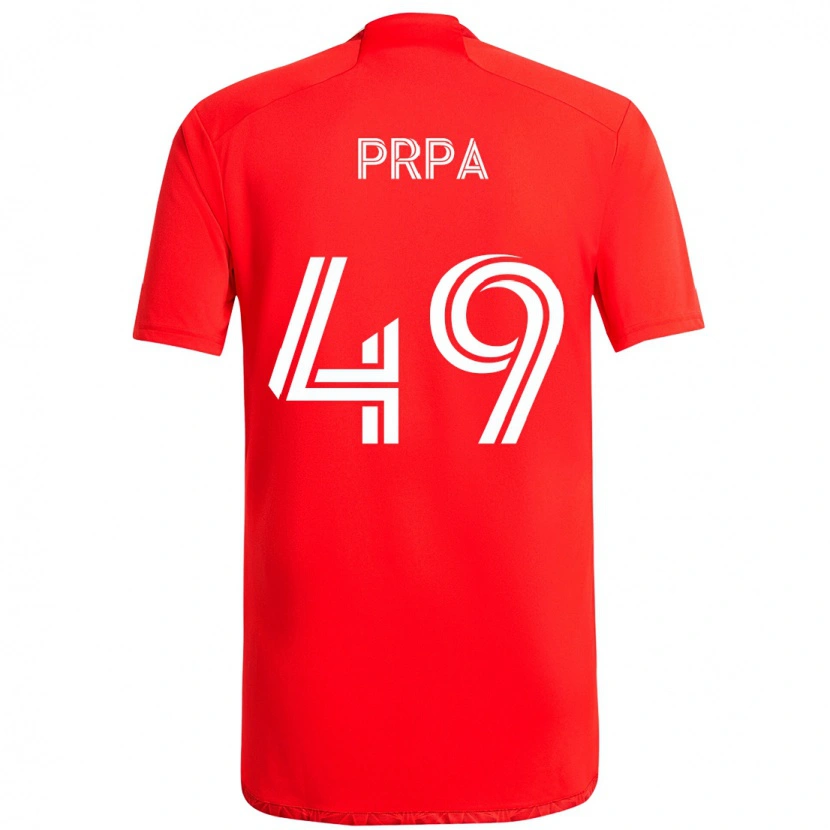 Danxen Mujer Camiseta Luka Prpa #49 Azul Celeste Claro Azul 1ª Equipación 2025/26 La Camisa