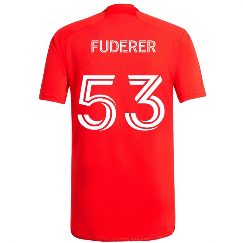 Danxen Mujer Camiseta Jake Fuderer #53 Azul Celeste Claro Azul 1ª Equipación 2025/26 La Camisa
