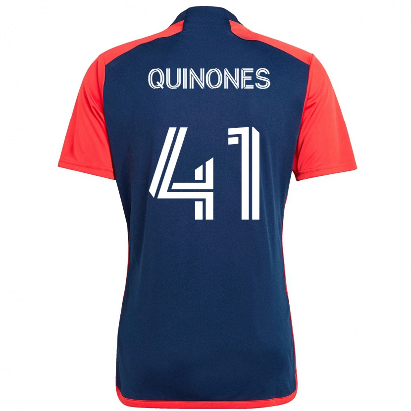 Danxen Mujer Camiseta Colby Quiñónes #41 Azul Rojo 1ª Equipación 2025/26 La Camisa