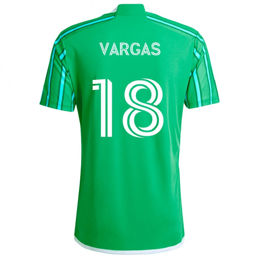 Danxen Mujer Camiseta Obed Vargas #18 Azul Claro 1ª Equipación 2025/26 La Camisa