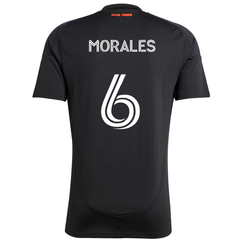 Danxen Mujer Camiseta Alfredo Morales #6 Blanco Rojo 1ª Equipación 2025/26 La Camisa
