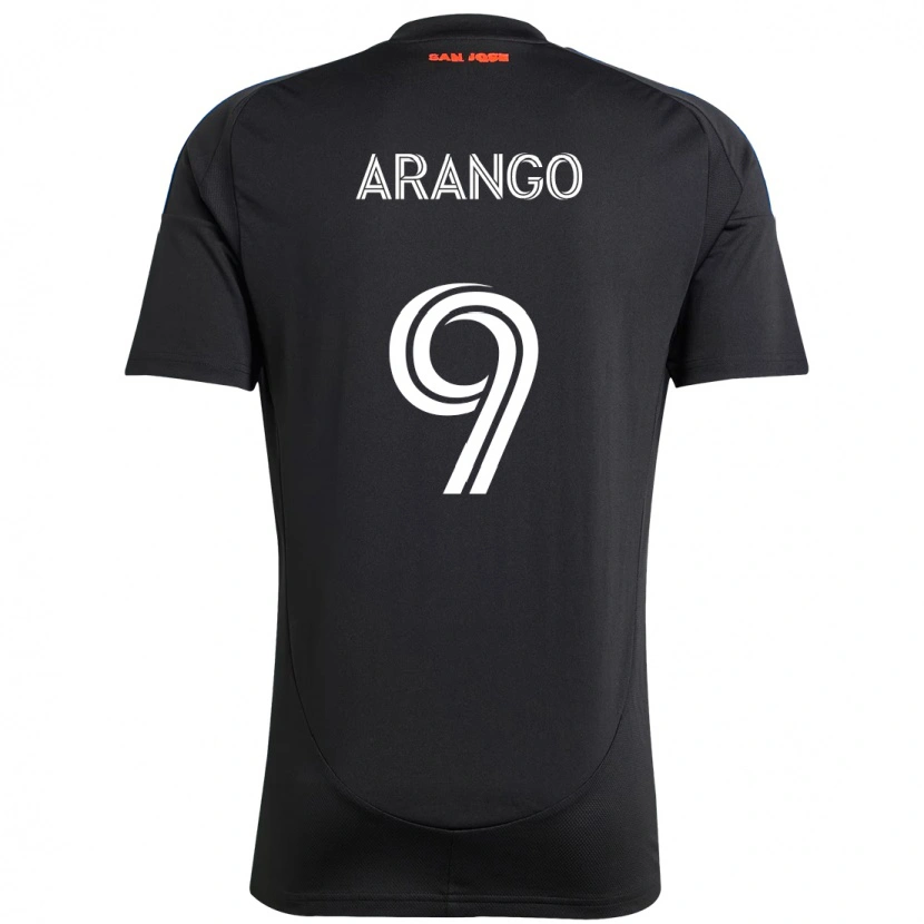 Danxen Mujer Camiseta Cristian Arango #9 Blanco Rojo 1ª Equipación 2025/26 La Camisa