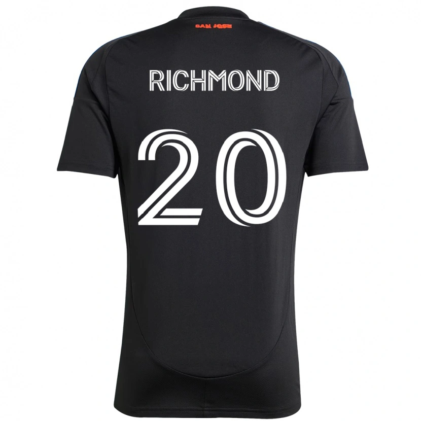Danxen Mujer Camiseta Will Richmond #20 Blanco Rojo 1ª Equipación 2025/26 La Camisa