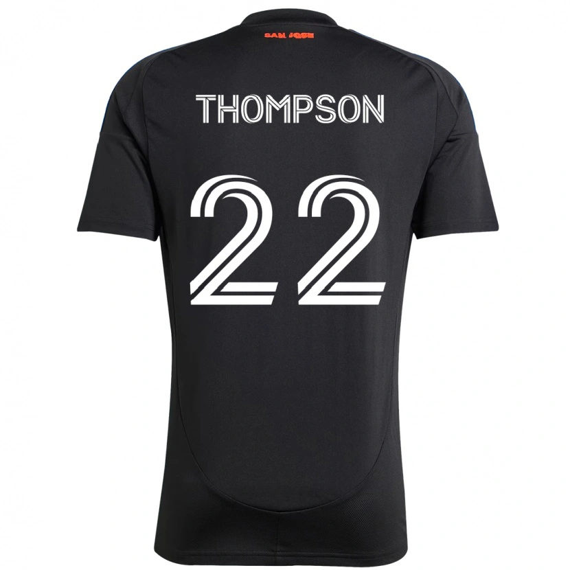 Danxen Mujer Camiseta Tommy Thompson #22 Blanco Rojo 1ª Equipación 2025/26 La Camisa