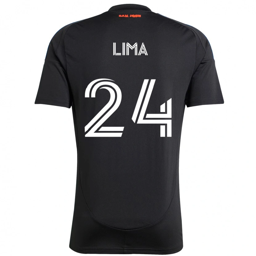 Danxen Mujer Camiseta Nick Lima #24 Blanco Rojo 1ª Equipación 2025/26 La Camisa