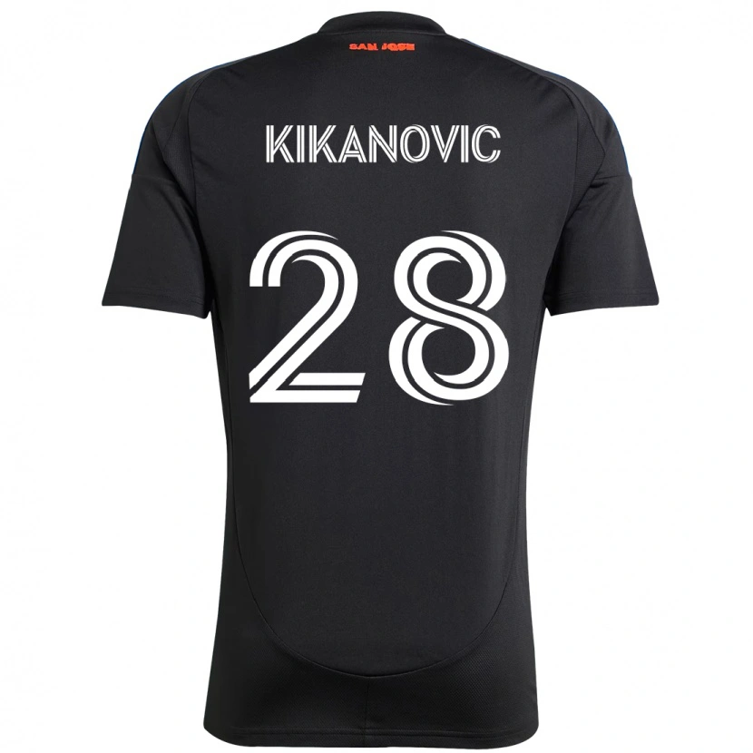 Danxen Mujer Camiseta Benjamin Kikanović #28 Blanco Rojo 1ª Equipación 2025/26 La Camisa