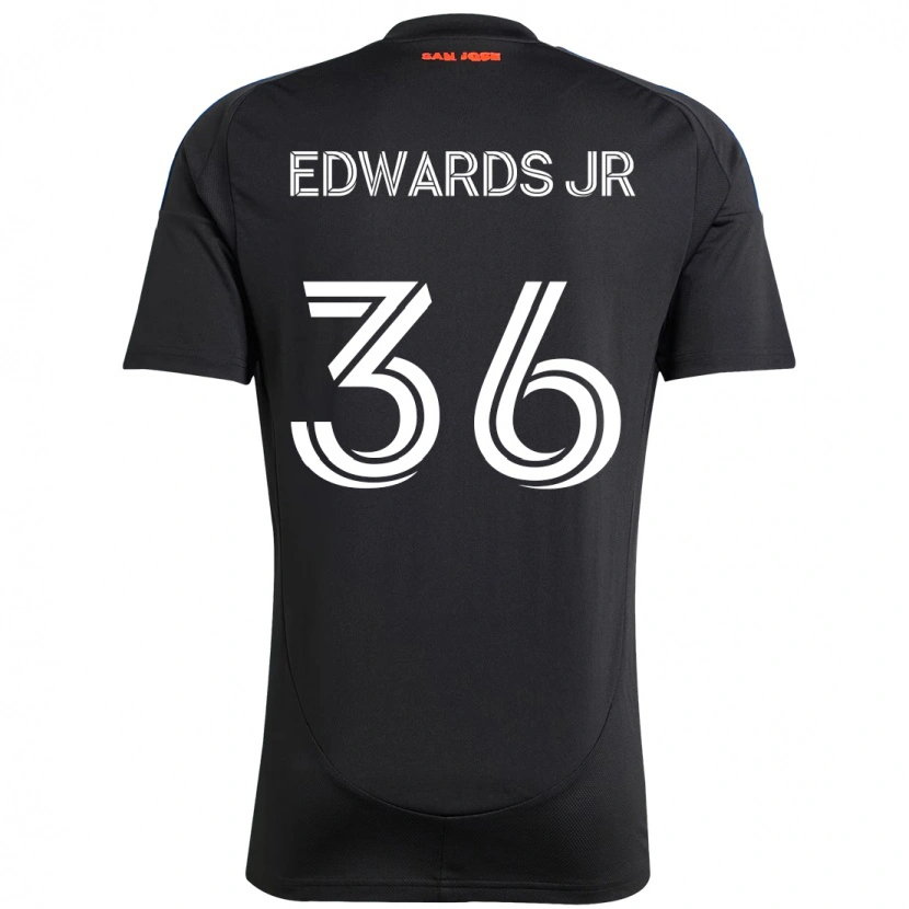 Danxen Mujer Camiseta Earl Edwards Jr. #36 Blanco Rojo 1ª Equipación 2025/26 La Camisa