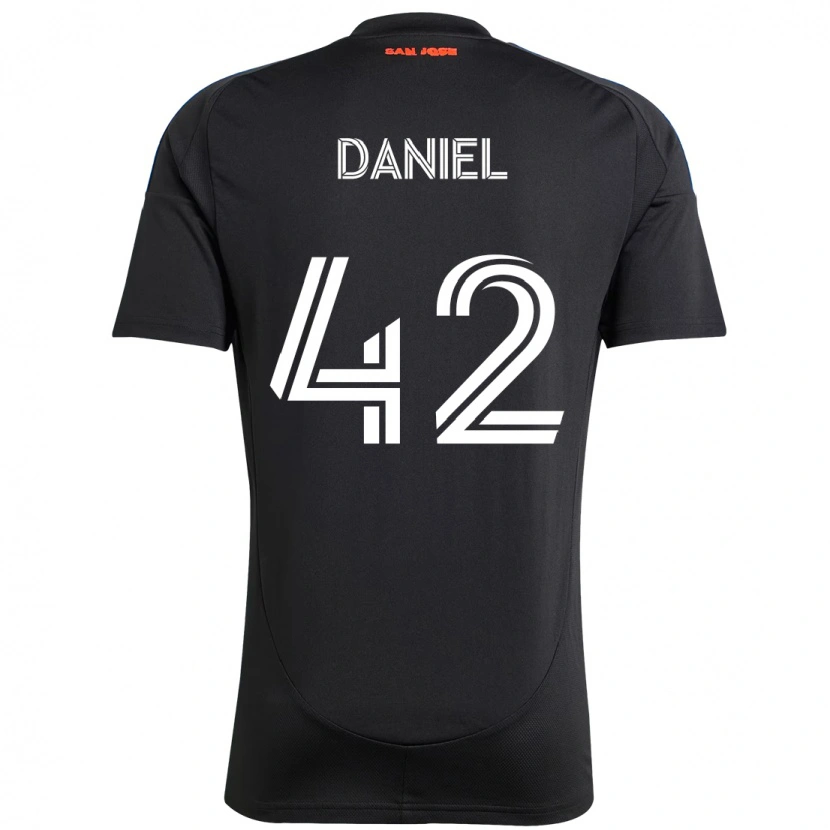 Danxen Mujer Camiseta Daniel #42 Blanco Rojo 1ª Equipación 2025/26 La Camisa
