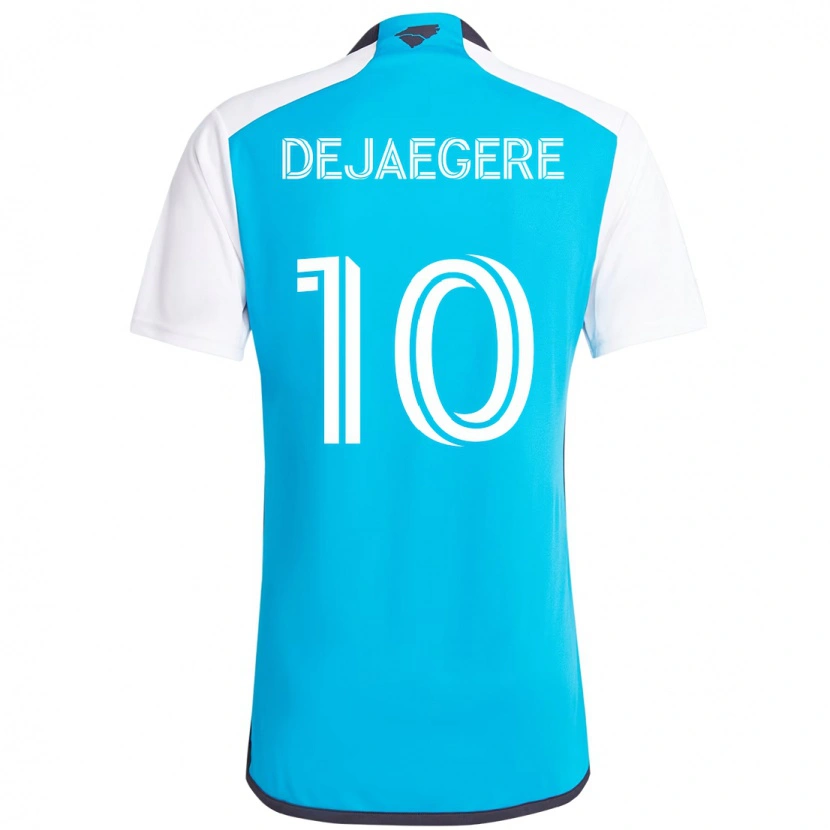 Danxen Mujer Camiseta Brecht Dejaegere #10 Negro Blanco 1ª Equipación 2025/26 La Camisa