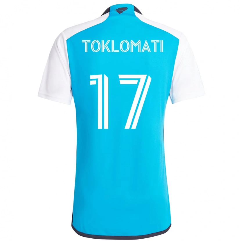 Danxen Mujer Camiseta Idan Toklomati #17 Negro Blanco 1ª Equipación 2025/26 La Camisa