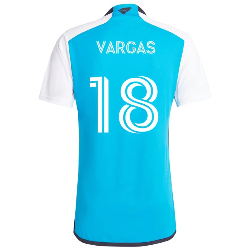 Danxen Mujer Camiseta Kerwin Vargas #18 Negro Blanco 1ª Equipación 2025/26 La Camisa