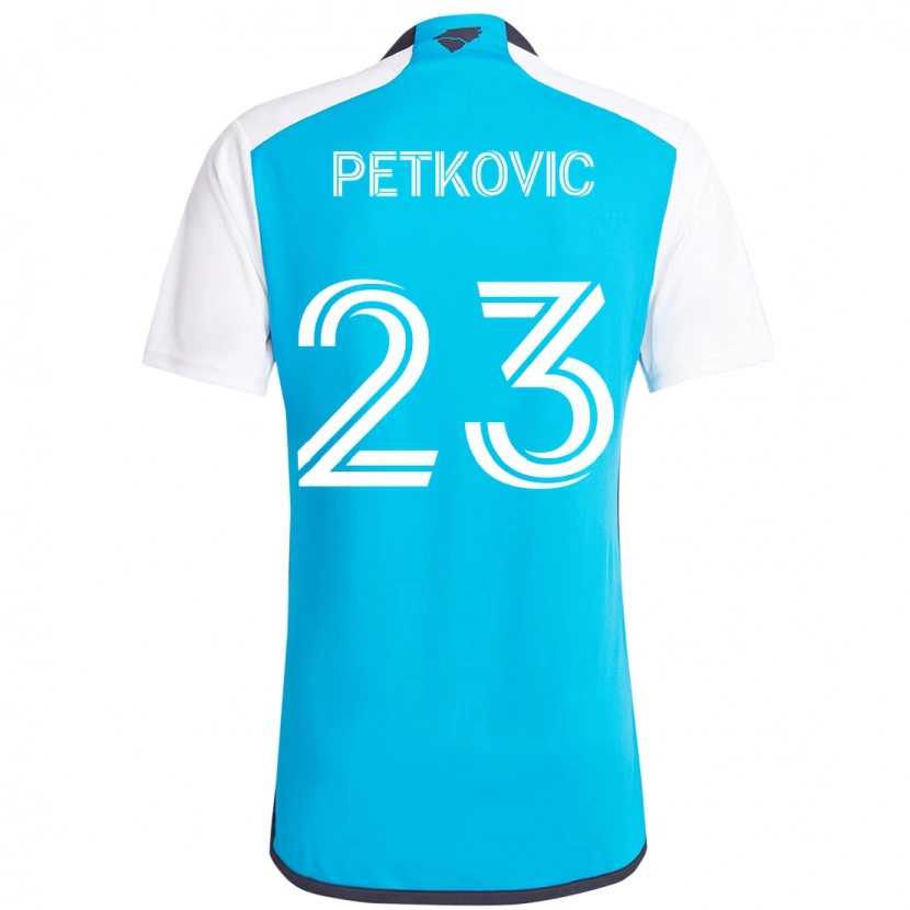 Danxen Mujer Camiseta Nikola Petkovic #23 Negro Blanco 1ª Equipación 2025/26 La Camisa