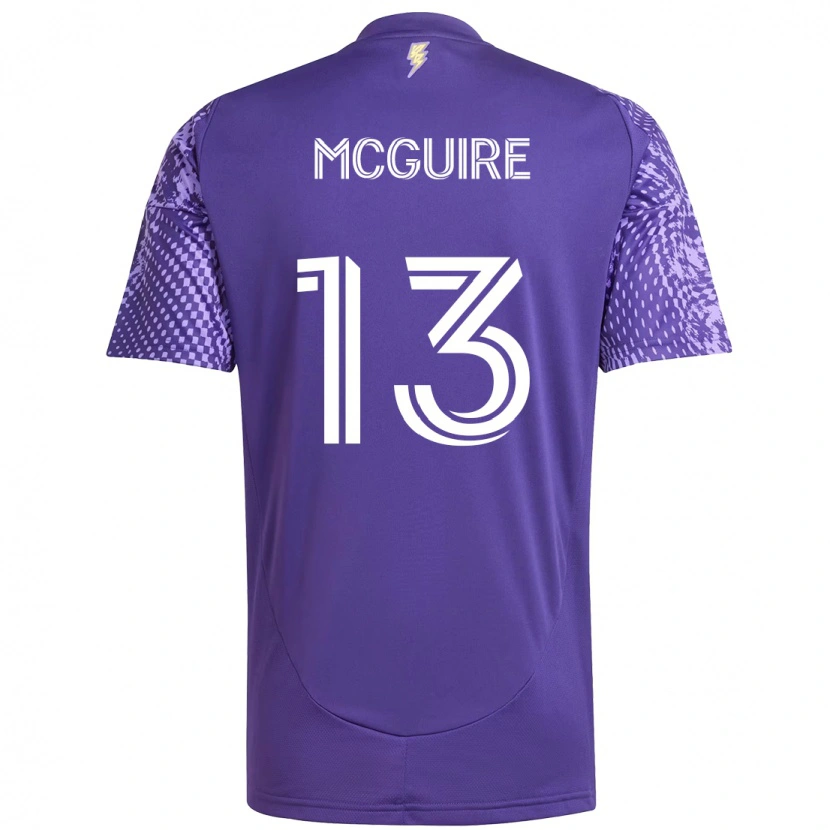 Danxen Mujer Camiseta Duncan Mcguire #13 Blanco Morado 1ª Equipación 2025/26 La Camisa