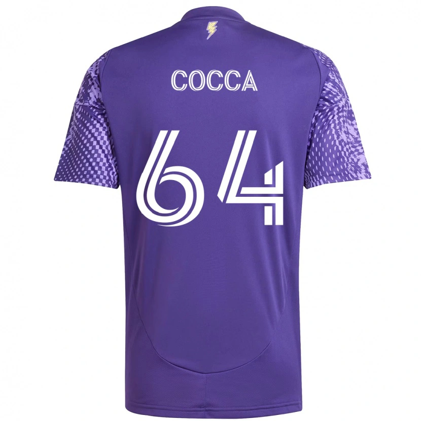 Danxen Mujer Camiseta Manuel Cocca #64 Blanco Morado 1ª Equipación 2025/26 La Camisa