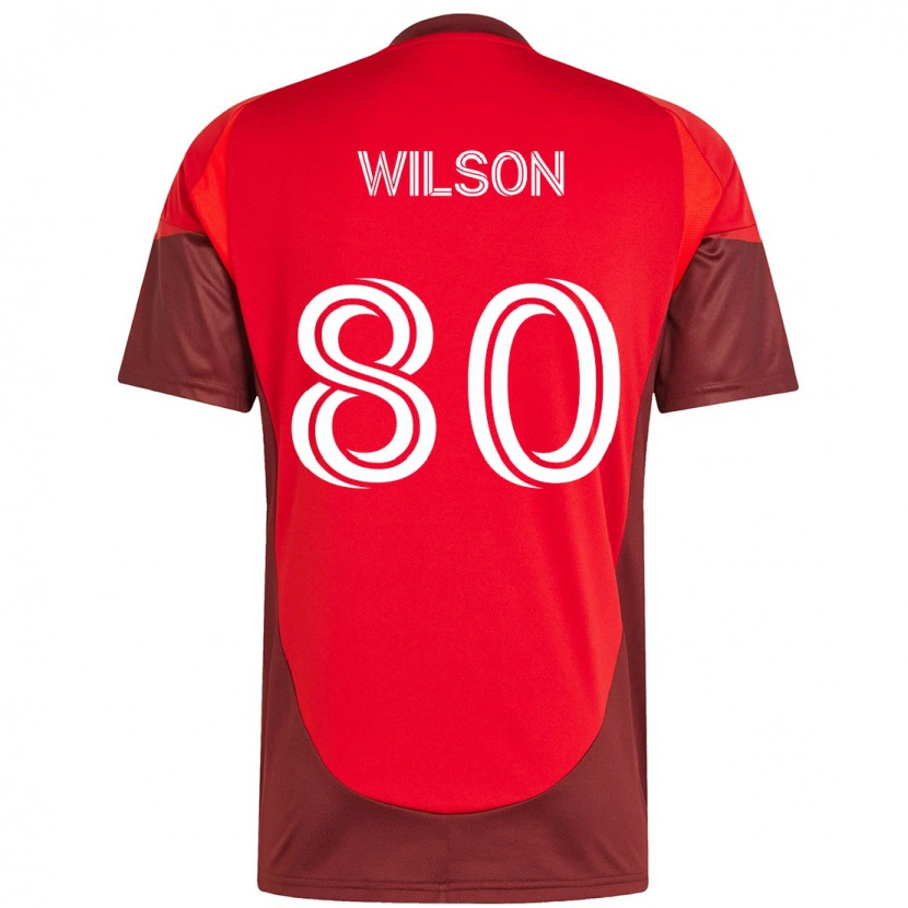 Danxen Mujer Camiseta Shafique Wilson #80 Blanco Rojo 1ª Equipación 2025/26 La Camisa