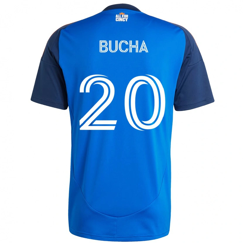 Danxen Mujer Camiseta Pavel Bucha #20 Azul Oscuro Naranja 1ª Equipación 2025/26 La Camisa