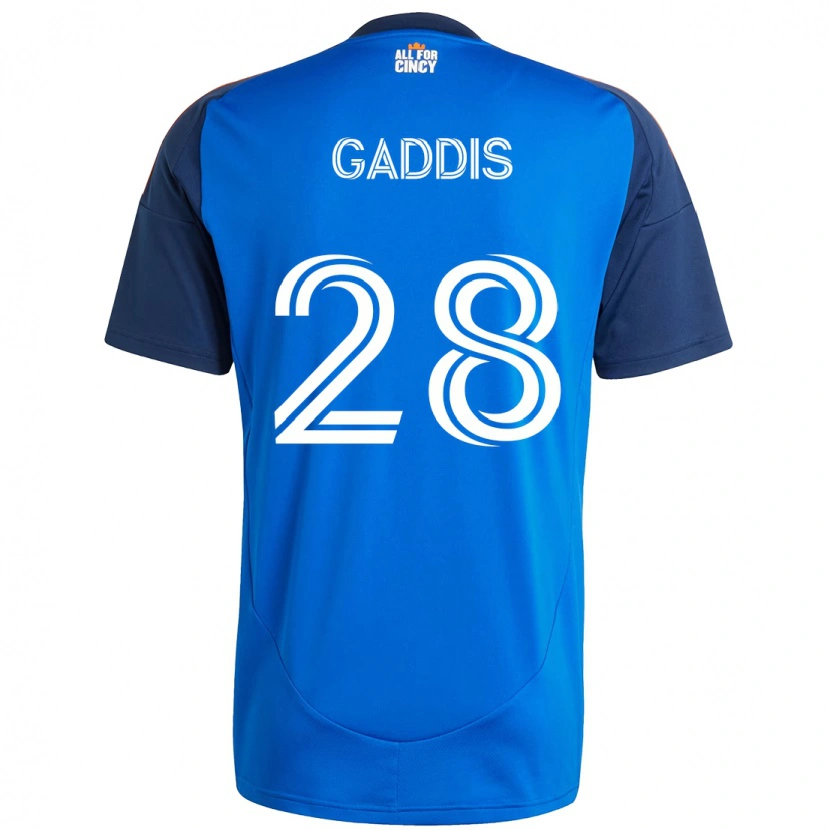 Danxen Mujer Camiseta Raymon Gaddis #28 Blanco Azul Naranja 1ª Equipación 2025/26 La Camisa