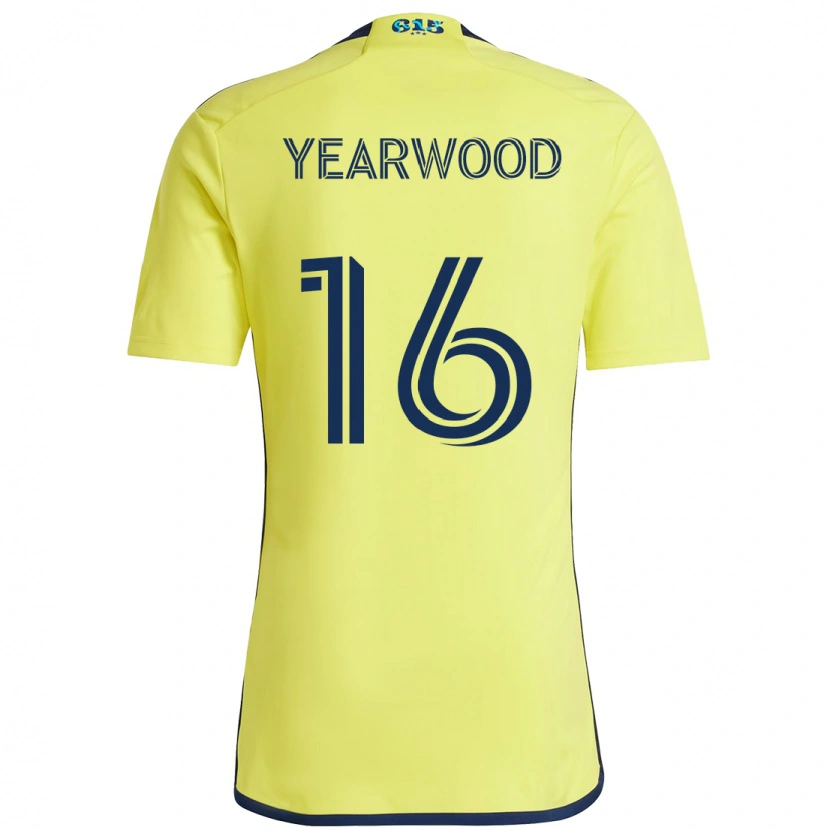 Danxen Mujer Camiseta Dru Yearwood #16 Azul Marino Amarillo 1ª Equipación 2025/26 La Camisa