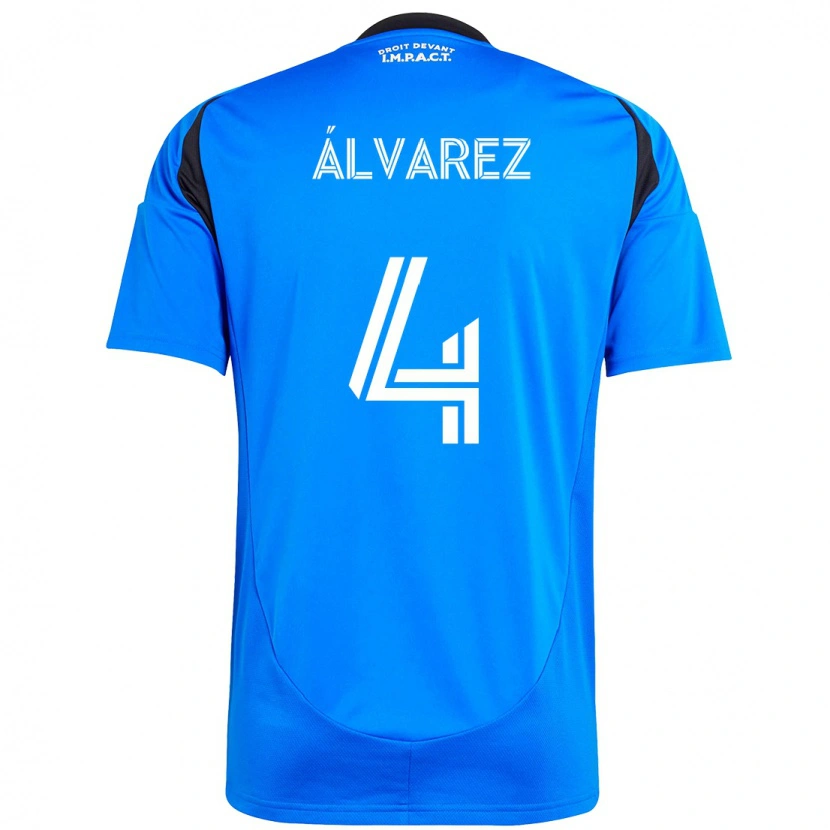 Danxen Mujer Camiseta Fernando Álvarez #4 Azul Oscuro Negro 1ª Equipación 2025/26 La Camisa