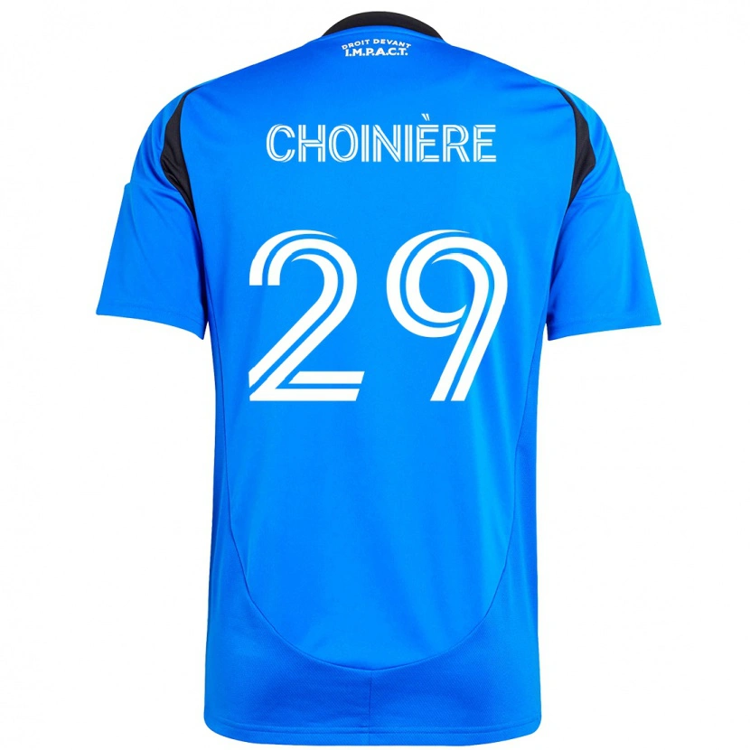 Danxen Mujer Camiseta Mathieu Choinière #29 Azul Oscuro Negro 1ª Equipación 2025/26 La Camisa