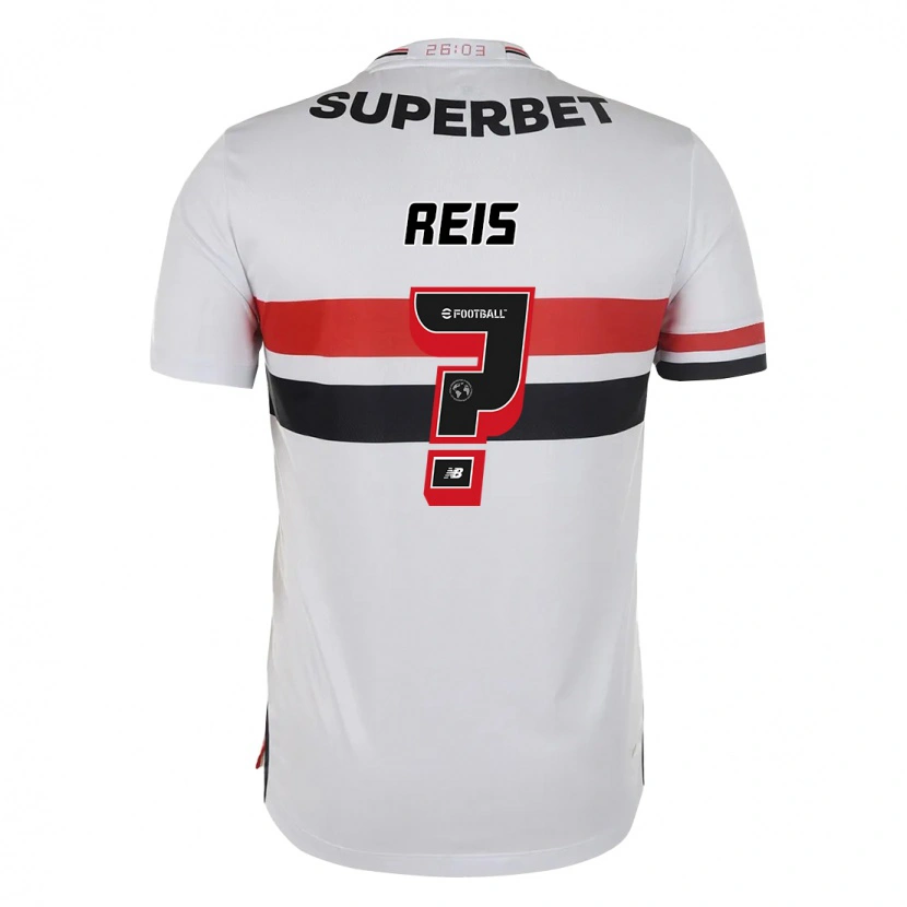Danxen Mujer Camiseta Guilherme Reis #0 Rojo Negro Blanco 1ª Equipación 2025/26 La Camisa