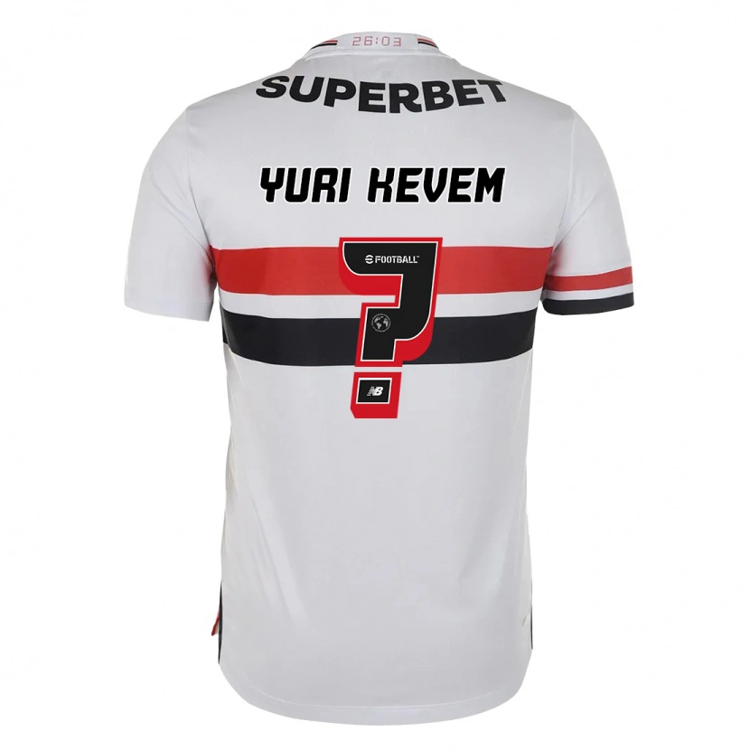 Danxen Mujer Camiseta Yuri Kevem #0 Rojo Negro Blanco 1ª Equipación 2025/26 La Camisa