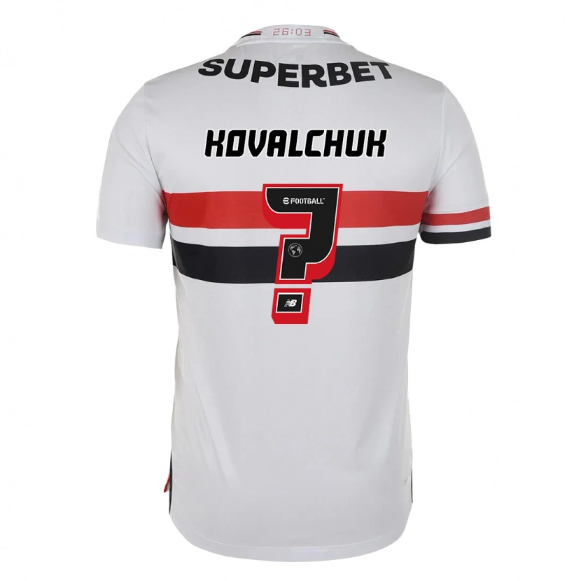 Danxen Mujer Camiseta Filipp Kovalchuk #0 Rojo Negro Blanco 1ª Equipación 2025/26 La Camisa