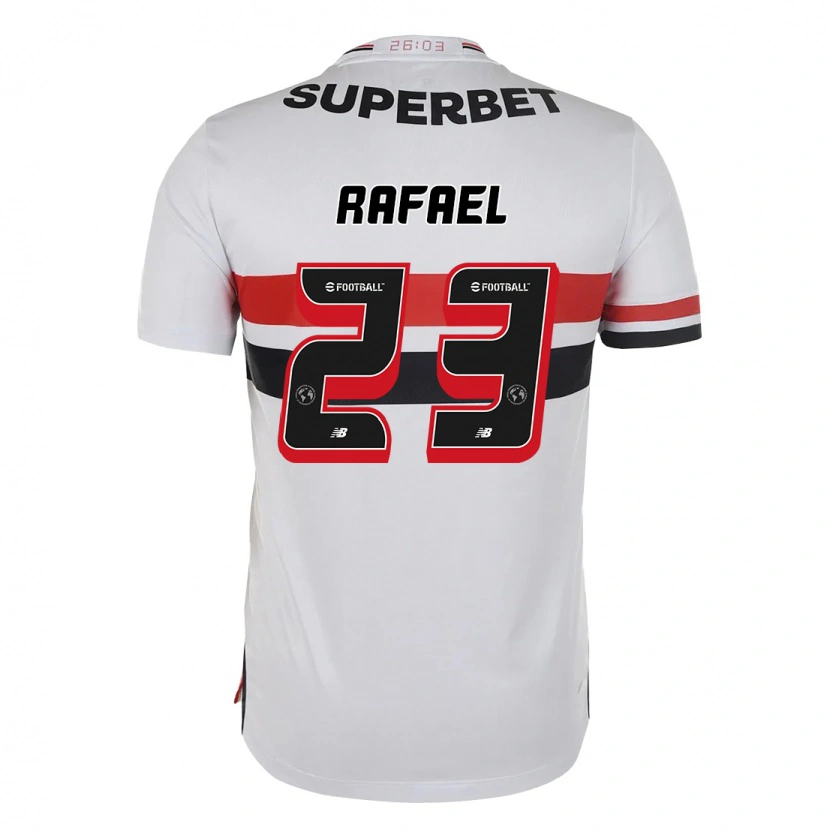 Danxen Mujer Camiseta Rafael #23 Negro Rojo 1ª Equipación 2025/26 La Camisa
