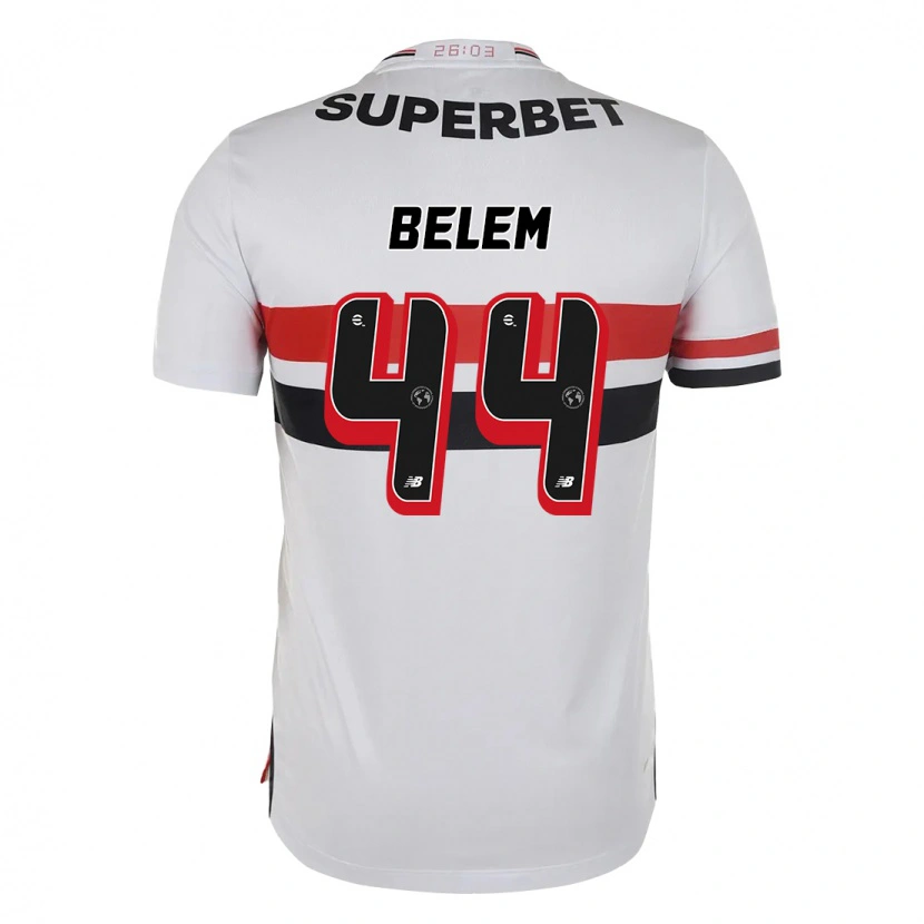 Danxen Mujer Camiseta Matheus Belém #44 Rojo Negro Blanco 1ª Equipación 2025/26 La Camisa