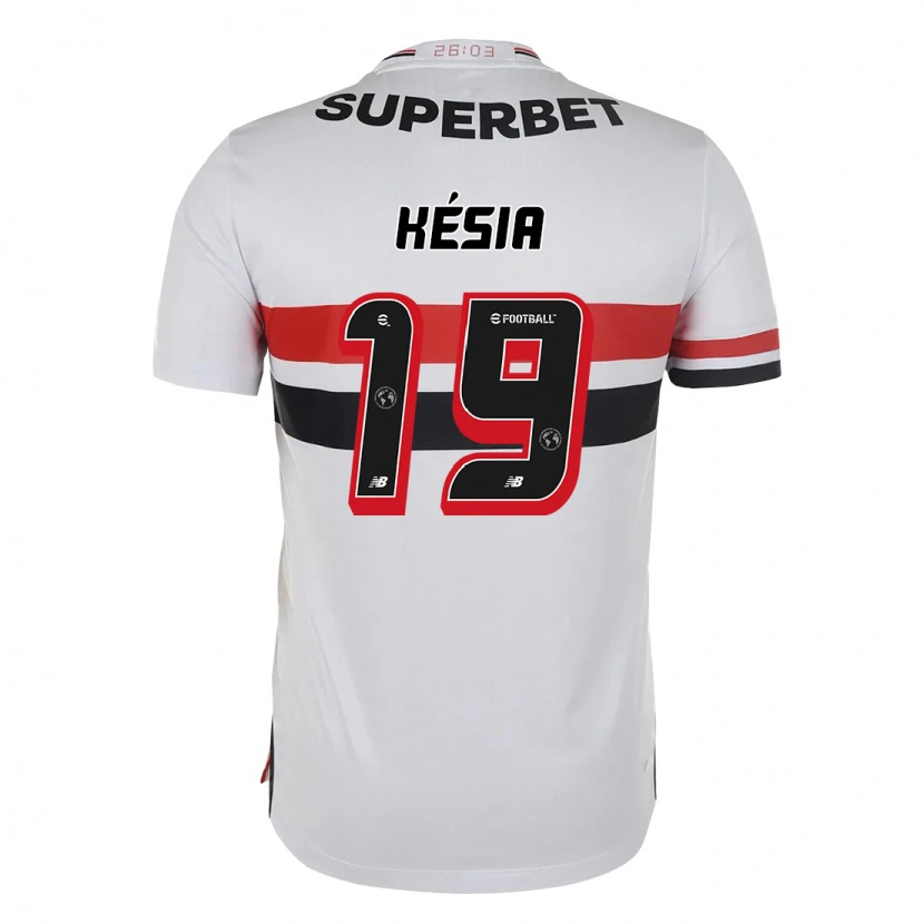 Danxen Mujer Camiseta Késia #19 Rojo Negro Blanco 1ª Equipación 2025/26 La Camisa