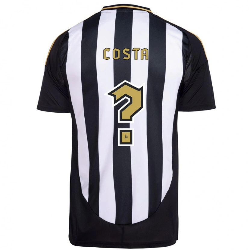 Danxen Mujer Camiseta Maytel Costa #0 Blanco Negro 1ª Equipación 2025/26 La Camisa