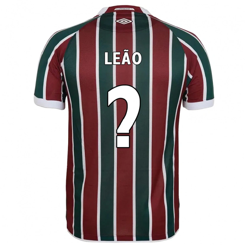Danxen Mujer Camiseta Caio Leão #0 Verde Granate Blanco 1ª Equipación 2025/26 La Camisa