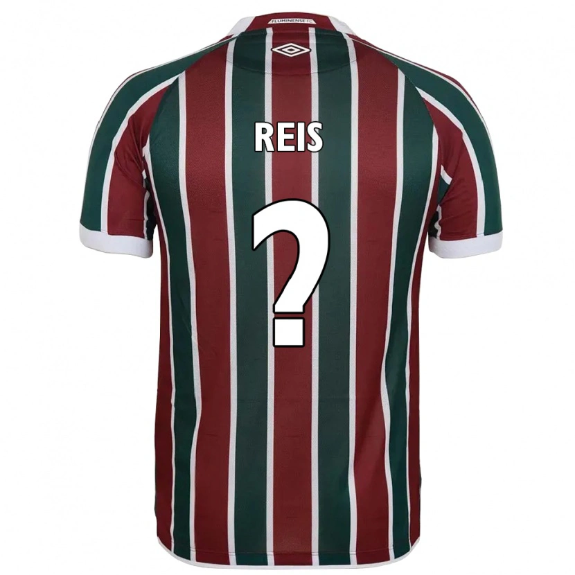 Danxen Mujer Camiseta Matheus Reis #0 Blanco Verde Granate 1ª Equipación 2025/26 La Camisa
