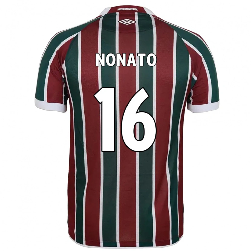 Danxen Mujer Camiseta Nonato #16 Blanco Verde Granate 1ª Equipación 2025/26 La Camisa