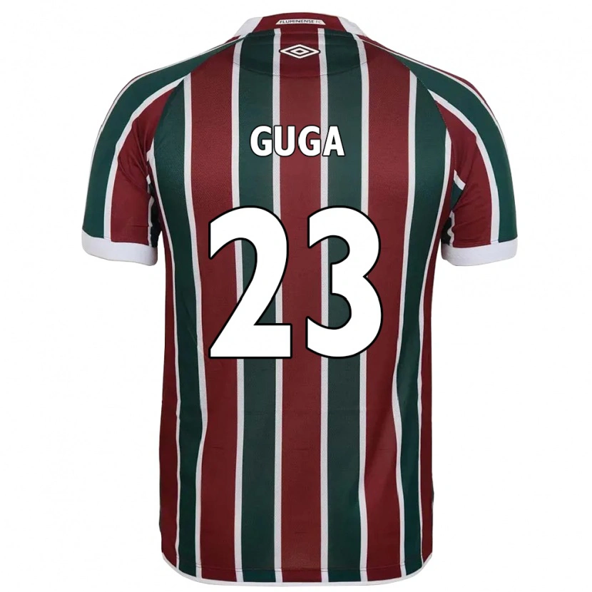 Danxen Mujer Camiseta Guga #23 Blanco Verde Granate 1ª Equipación 2025/26 La Camisa