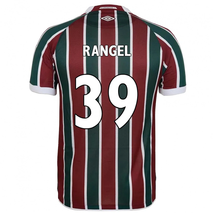 Danxen Mujer Camiseta Pedro Rangel #39 Blanco Verde Granate 1ª Equipación 2025/26 La Camisa